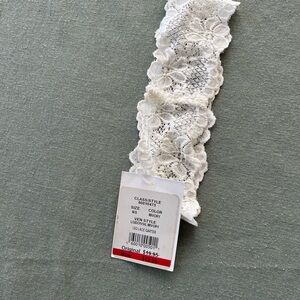 White Lace Trim Garter for Weeding day